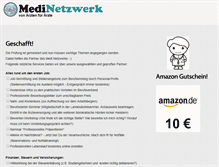Tablet Screenshot of medi-netzwerk.com